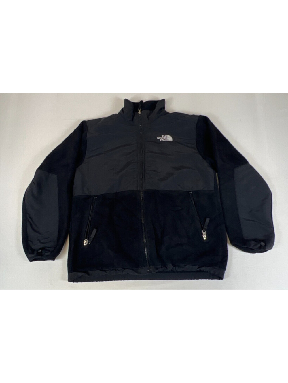 The North Face Boys Large Black Full Zip Polartec Fleece Outdoor Jacket